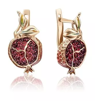 Серьги PLATINA Jewelry 02-4047-00-204-1110-57