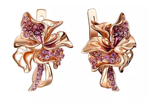 Серьги PLATINA Jewelry 02-4081-00-257-1110-57