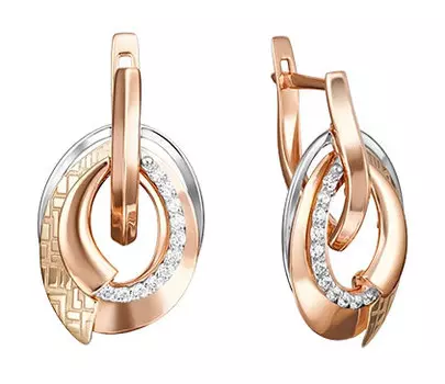 Серьги PLATINA Jewelry 02-4102-00-401-1113-66