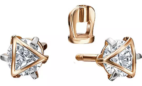 Серьги PLATINA Jewelry 02-4116-00-501-1110-38