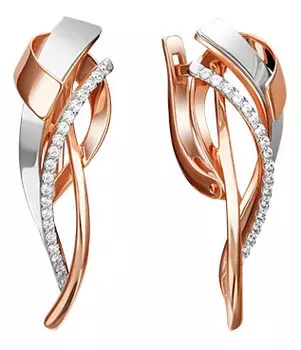 Серьги PLATINA Jewelry 02-4291-00-401-1111-64