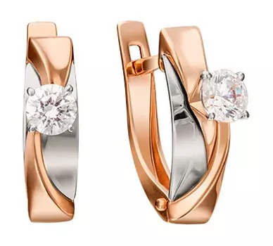 Серьги PLATINA Jewelry 02-4298-00-501-1111-38