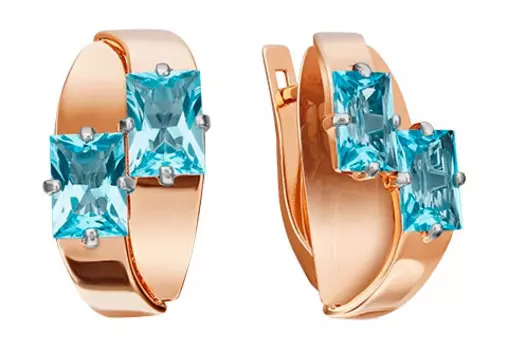 Серьги PLATINA Jewelry 02-4309-00-201-1110-57