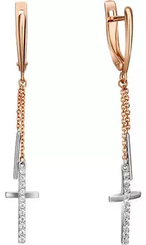 Серьги PLATINA Jewelry 02-4334-00-401-1111-42
