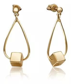 Серьги PLATINA Jewelry 02-4391-00-000-1130-48