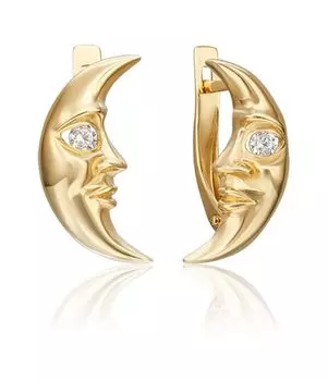 Серьги PLATINA Jewelry 02-4537-00-401-1130-03