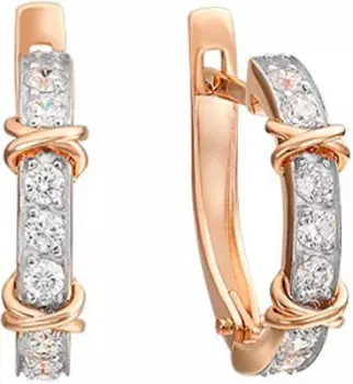 Серьги PLATINA Jewelry 02-4541-00-501-1110-38