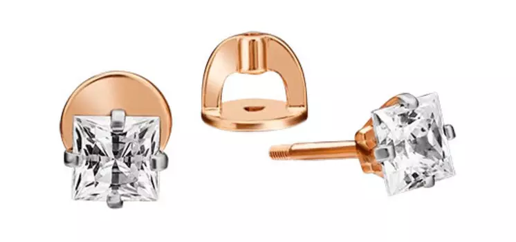 Серьги PLATINA Jewelry 02-4549-00-501-1110-38