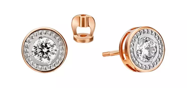 Серьги PLATINA Jewelry 02-4673-00-501-1110-38