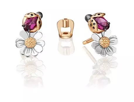 Серьги PLATINA Jewelry 02-4701-00-204-1111-75