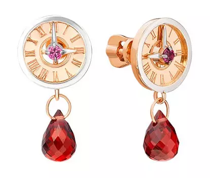 Серьги PLATINA Jewelry 02-4715-00-204-1111-75