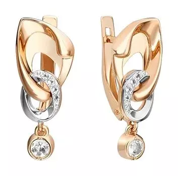 Серьги PLATINA Jewelry 02-4844-00-201-1111