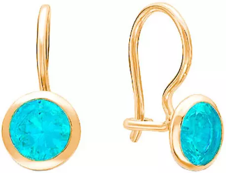 Серьги Серебро России DS-002Z-65292