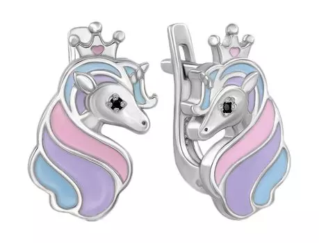 Серьги Серебро России DS-L1R-1057664