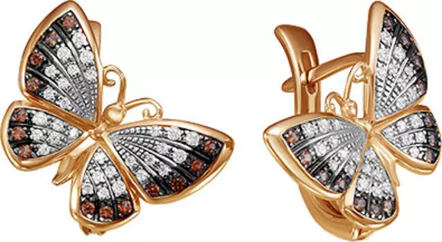 Серьги Серебро России P2-440-2Z204-64179