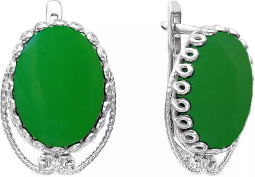 Серьги Серебро России S1296-46561