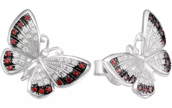 Серьги Серебро России S6-440-2R204-63942