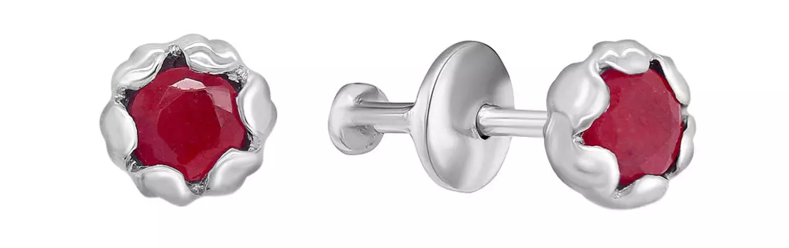 Серьги Серебро России S6-642R415-1049999