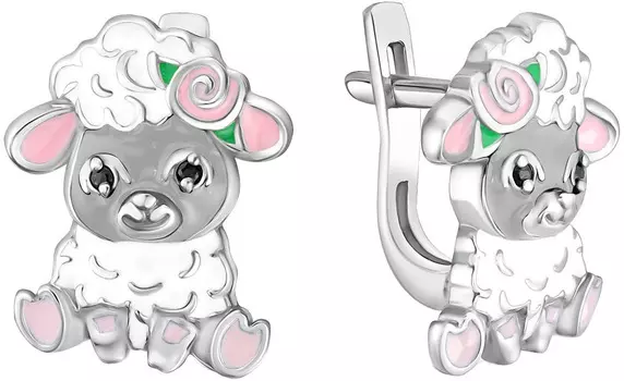 Серьги Серебро России SA-00R216-1060732