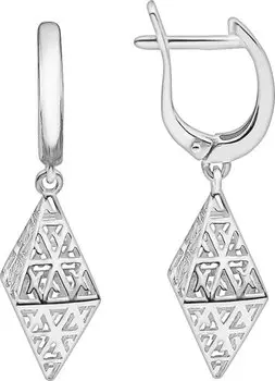 Серьги Серебро России SHS-33R-79126