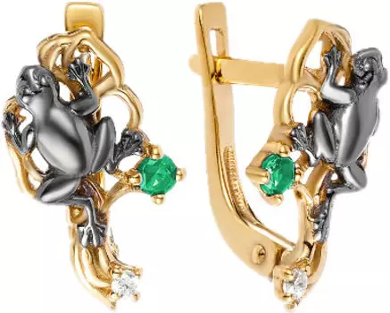 Серьги Серебро России SJE2ZCHCH133-73969