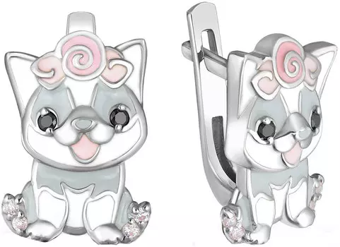 Серьги Серебро России SK-00R216-1060668