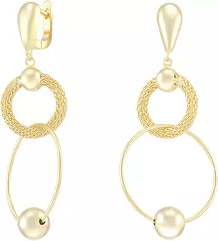 Серьги Silver Wings 020058-301GP-113