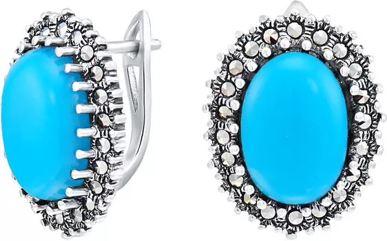 Серьги Silver Wings 220010-39-197-birjuza