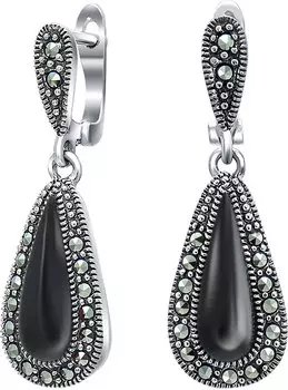 Серьги Silver Wings 220031-297-39-oniks