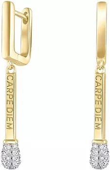 Серьги Silver Wings 22CARPEDIEMGP-127