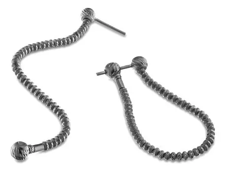 Серьги Sugar SG01003-CHERNYJ-METALLIK