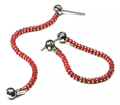 Серьги Sugar SG01003-KRASNYJ