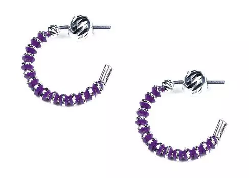 Серьги Sugar SG01020-FIOLETOVYJ