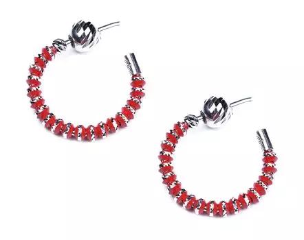 Серьги Sugar SG01020-KRASNYJ