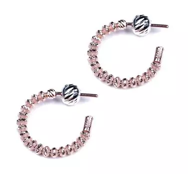 Серьги Sugar SG01020-ROZOVOE-ZOLOTO-METALLIK