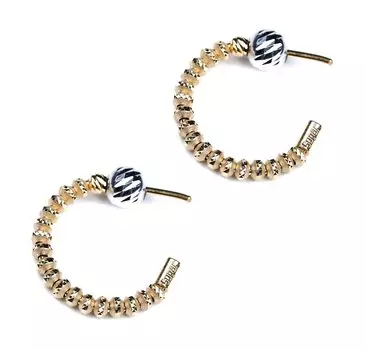 Серьги Sugar SG01020-ZHELTOE-ZOLOTO-METALLIK