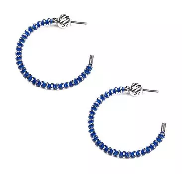 Серьги Sugar SG01030-TEMNO-SINIJ