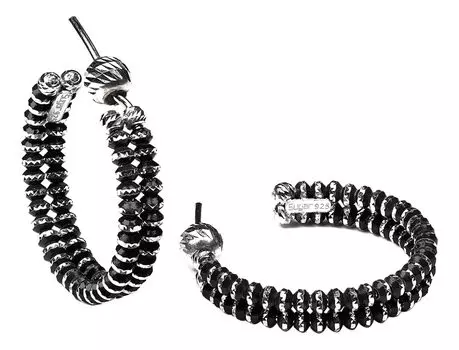 Серьги Sugar SG01031-CHERNYJ-METALLIK