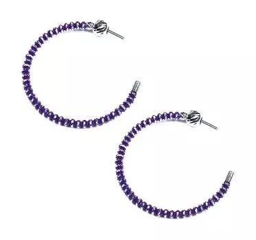 Серьги Sugar SG01040-FIOLETOVYJ