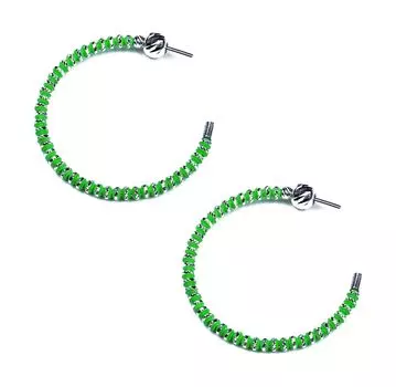 Серьги Sugar SG01040-ZELENYJ