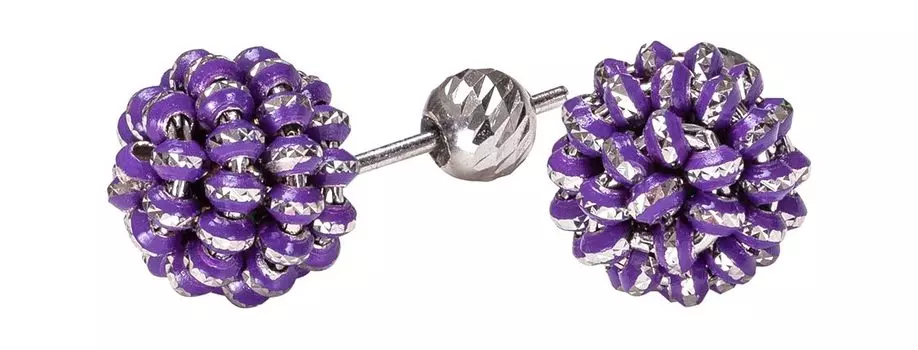 Серьги Sugar SG01101-FIOLETOVYJ