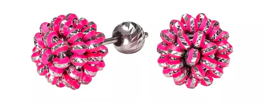 Серьги Sugar SG01101-ROZOVYJ