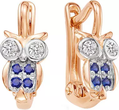 Серьги Vesna jewelry 2614-151-03-00