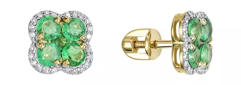 Серьги Vesna jewelry 41434-351-14-00