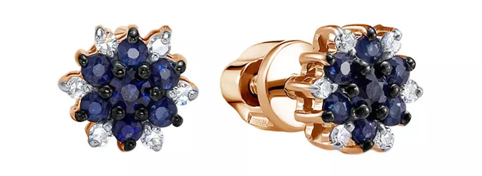 Серьги Vesna jewelry 41704-156-13-00