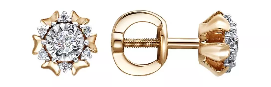 Серьги Vesna jewelry 41905-159-00-00