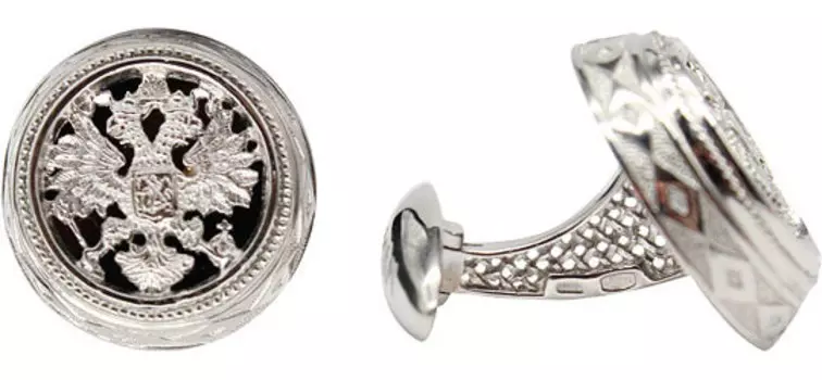 Запонки Маршал ZM-12/7-fianit