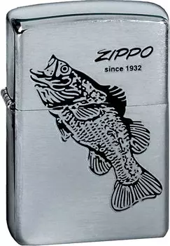 Зажигалки Zippo Z_200-Black-Bass
