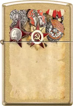 Зажигалки Zippo Z_207G-Russian-Medals