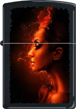 Зажигалки Zippo Z_218-Burning-Woman